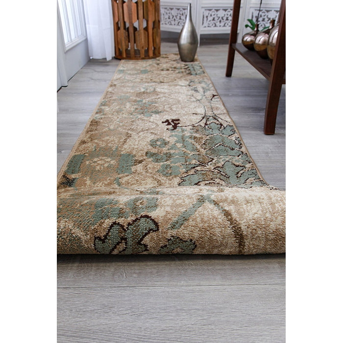 Fleur De Lis Living Roodhouse Wool Blue Rug & Reviews Wayfair